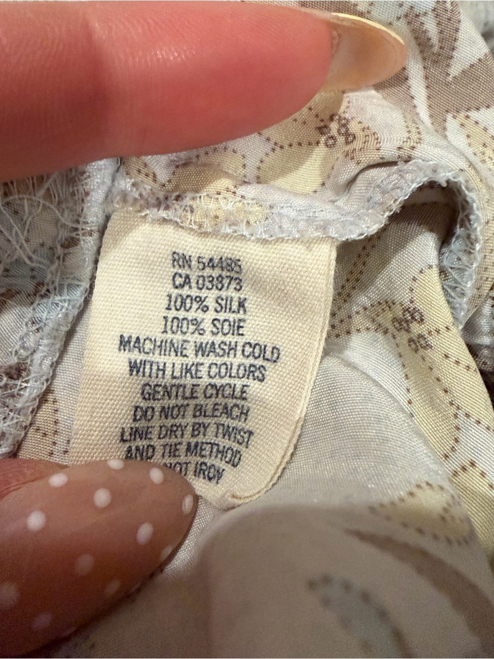 American Eagle Outfitters 100% Silk Cream Floral Tiered Mini Skirt Size 6 - Picture 6 of 7